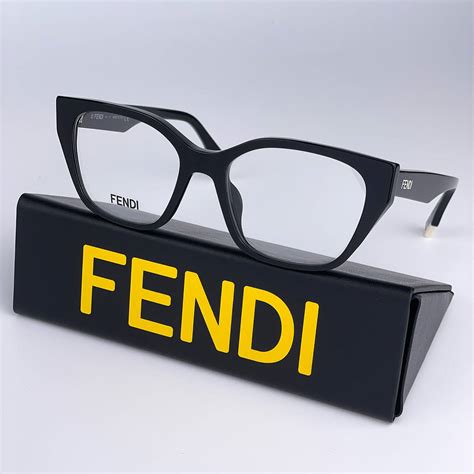 fendi 50001i|Fendi FE50001I Eyeglasses Women's Full Rim Cat Eye.